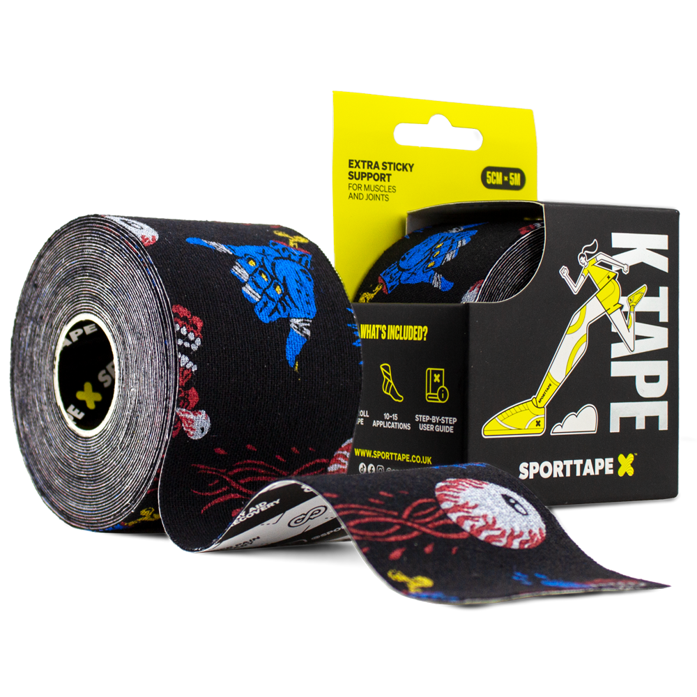 Kinesiology Tape (K Tape) 5cm x 5m -  extra sticky and skin friendly