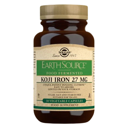 Solgar Earth Source Food Fermented Koji Iron 27 mg