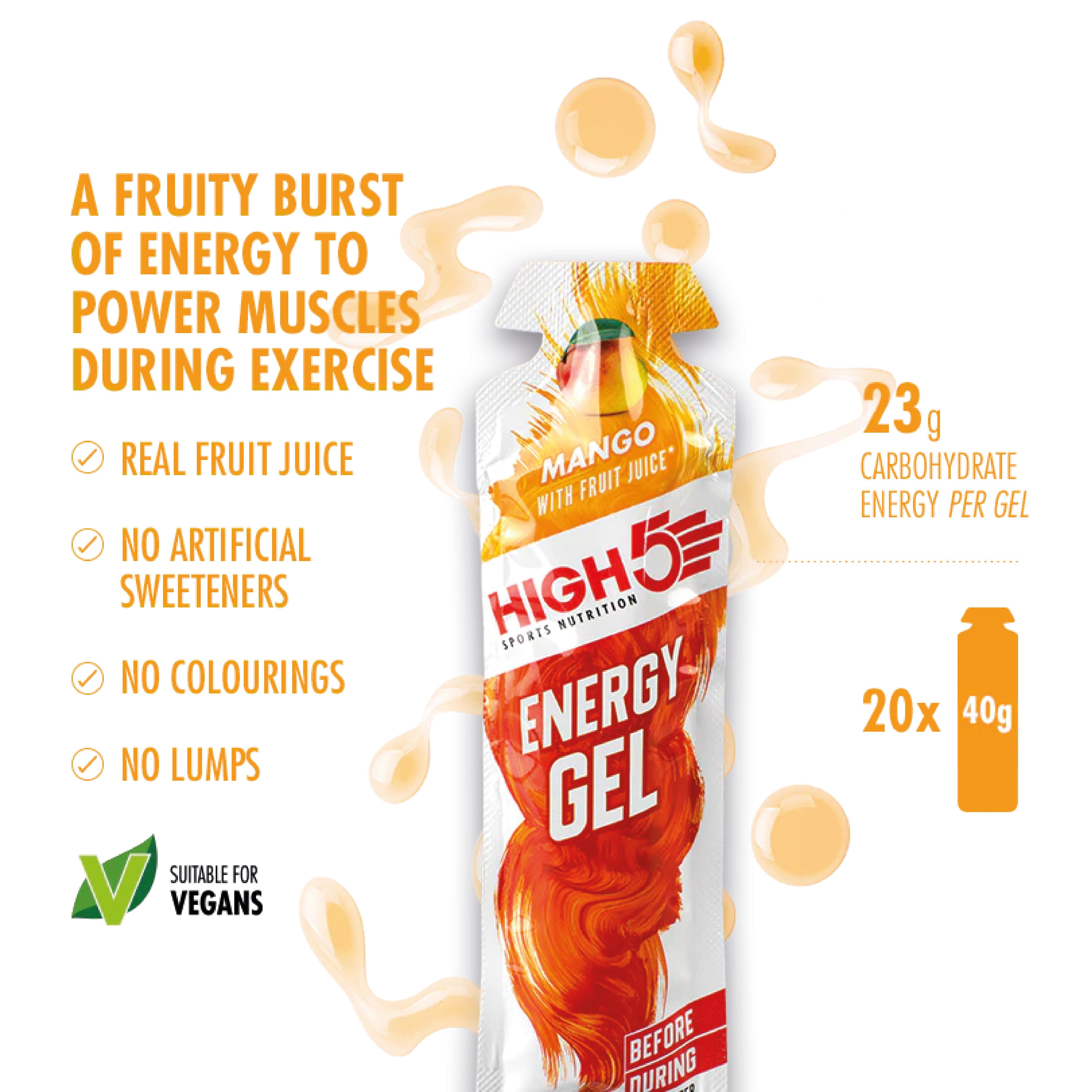 High 5 Energy Gel Clearance Pack Energy Hydration Recovery