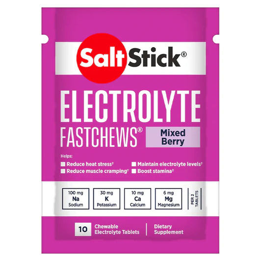 SaltStick FastChews (Electrolyte Chews) - 10 Chew Packet