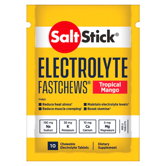 SaltStick FastChews (Electrolyte Chews) - 10 Chew Packet