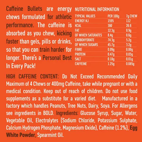 Caffeine Bullet Energy Chew *Clearance*