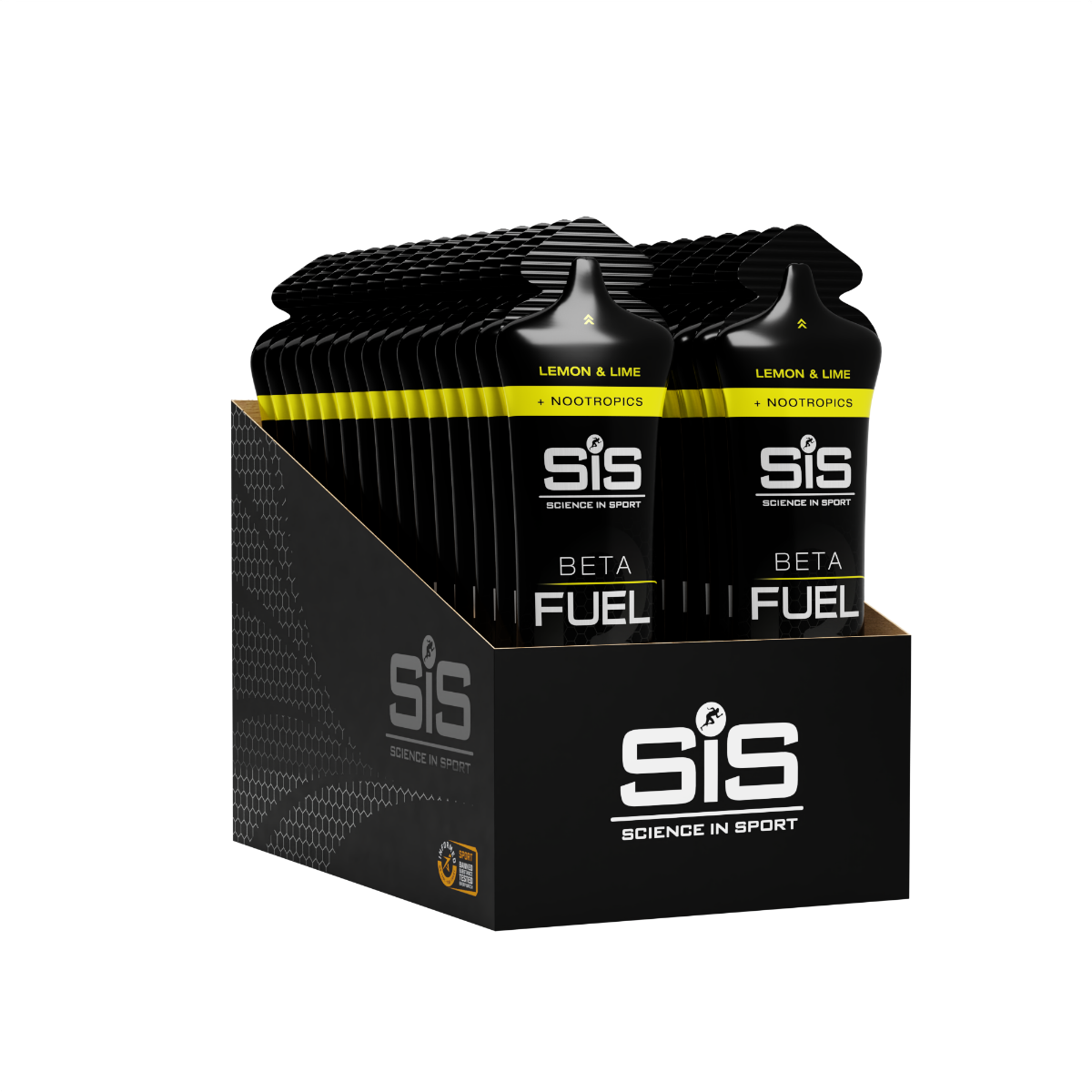 SIS Beta Fuel + Nootropics Energy Gel - Box of 30