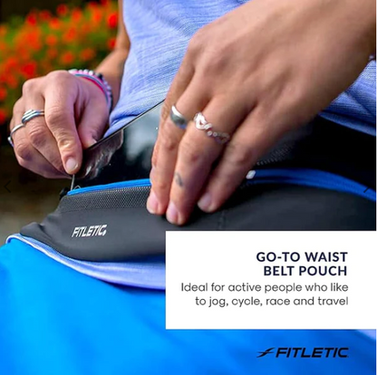 FITLETIC Bolt Double Pocket Running Pouch