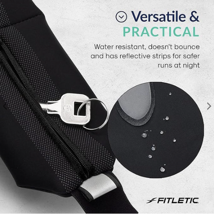 FITLETIC Bolt Double Pocket Running Pouch