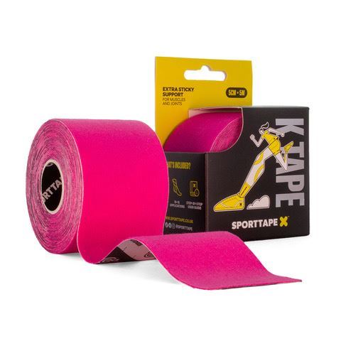 Kinesiology Tape (K Tape) 5cm x 5m -  extra sticky and skin friendly