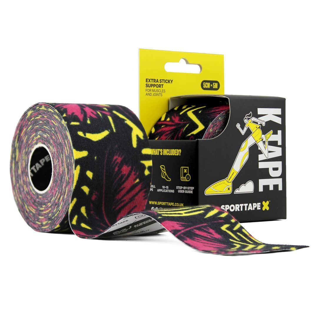 Kinesiology Tape (K Tape) 5cm x 5m -  extra sticky and skin friendly