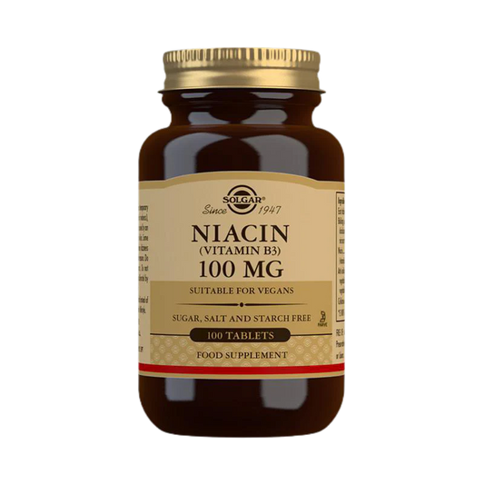 Solgar Niacin (Vitamin B3) 100 mg Tablets