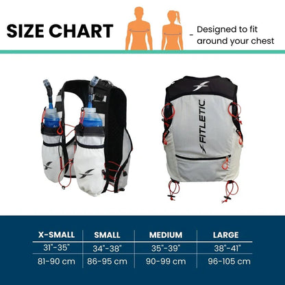 FITLETIC Trail 2.5 HydraVest - Hydration Vest