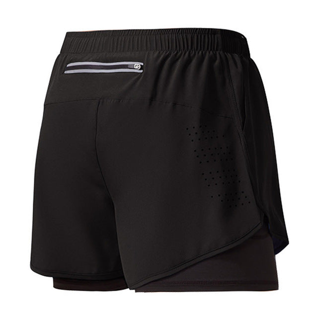 Men's Running Shorts Quick-drying Double Layer