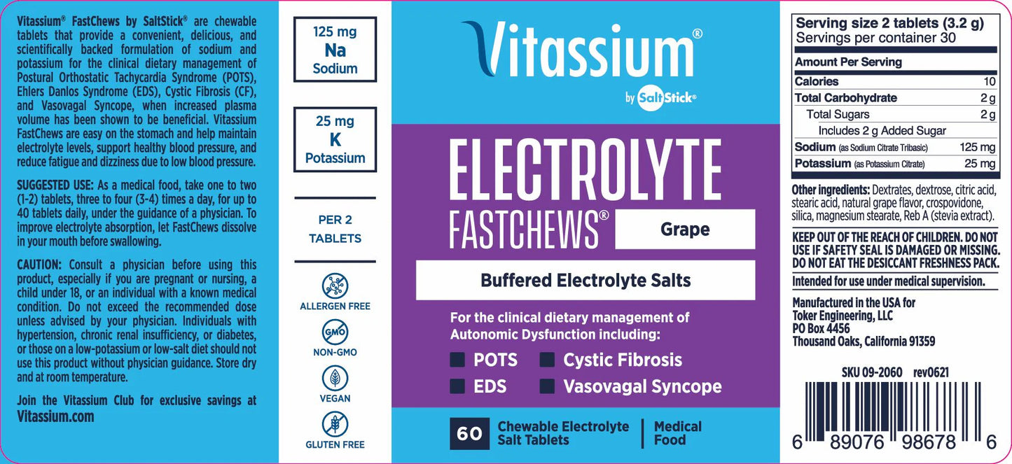 SaltStick Vitassium FastChews